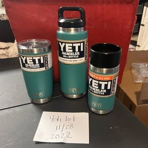 AUTHENTIC DISCONTINUED YETI RIVER GREEN LOT